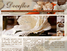 Tablet Screenshot of doceflorbh.com.br